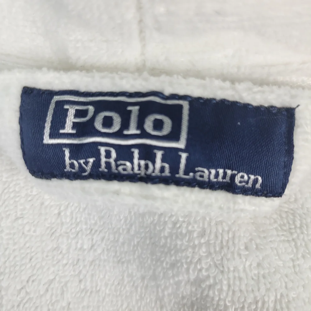 Polo Ralph Lauren Heavy Weight Terry Velour Robe Unisex White Belt One Size